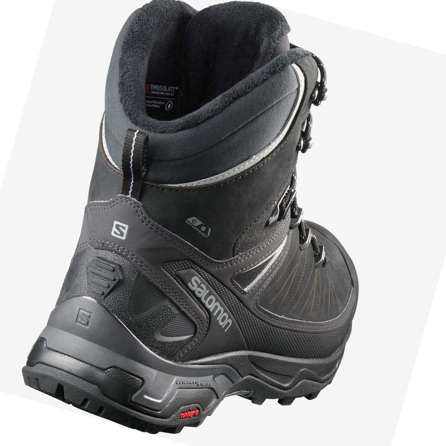 Salomon X ULTRA WINTER CLIMASALOMON™ WATERPROOF 2 Téli Csizma Férfi Fekete | HU 2246XYU